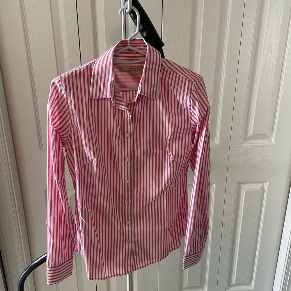 Banana Republic shirt and cardigan bundle